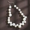 Fashion Irregular Size Pearl Choker Necklaces for Women Simple Beads Chain Pearl Pendant Necklace France Style Jewelry Gift 2026
