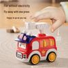 Adorable Boys' Toy Cars: Ambulance & Police Car Set - Durable, Cartoon-Style for Ages 3-4
