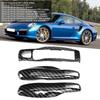 3pcs/set Carbon Fiber Style Car Key Trim Cover Fit for Porsche Cayman/Macan/Boxster
