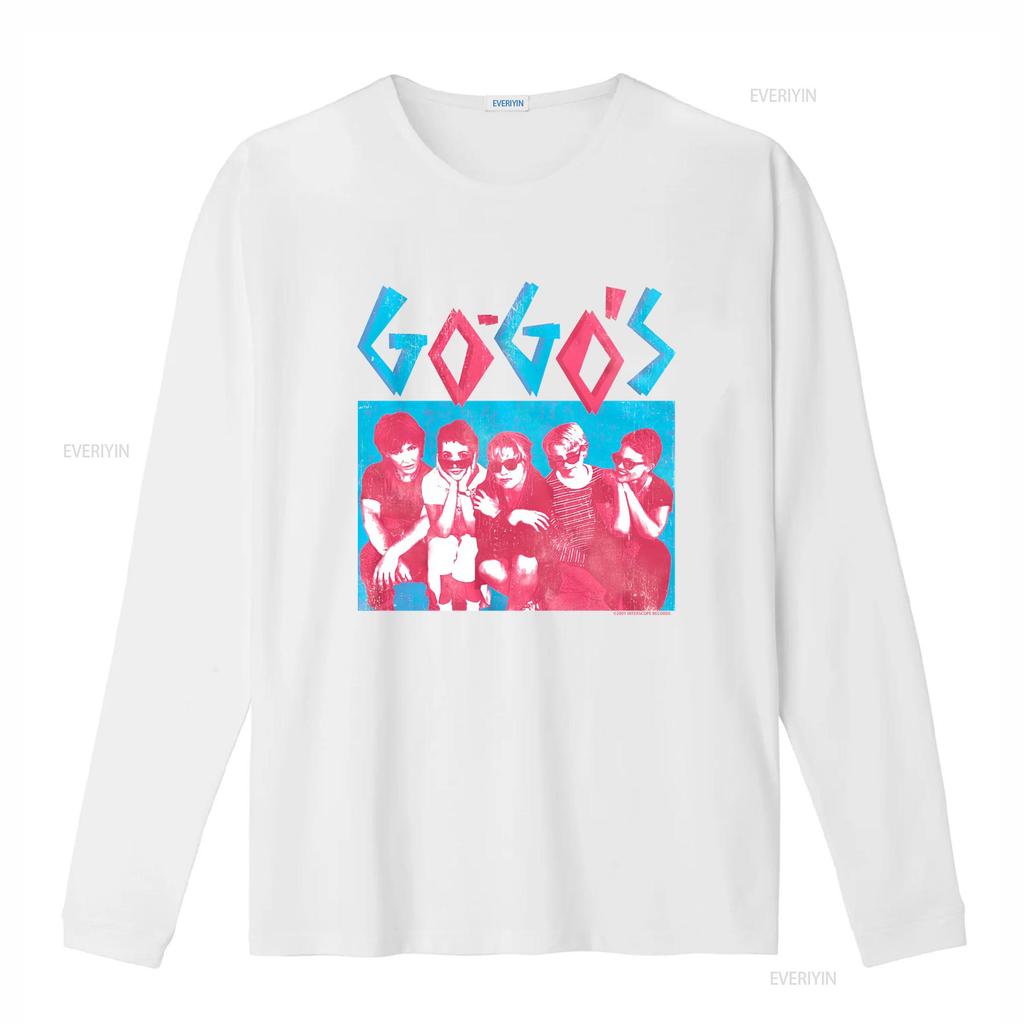 The Go Gos Cm Group Natural Adult T Shirt Vintage Washed Soft Top For Everyday Wear Stylish Designer Clothes Breathable Unisex