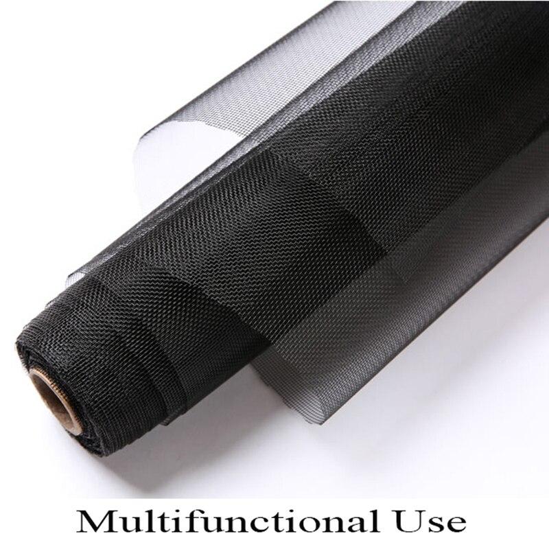 

3 метра 20 сеток нано-москитная сетка для москитной сетки для дверного окна, защита ребенка и семьи от насекомых и ошибок 100cm*300cm чёрный