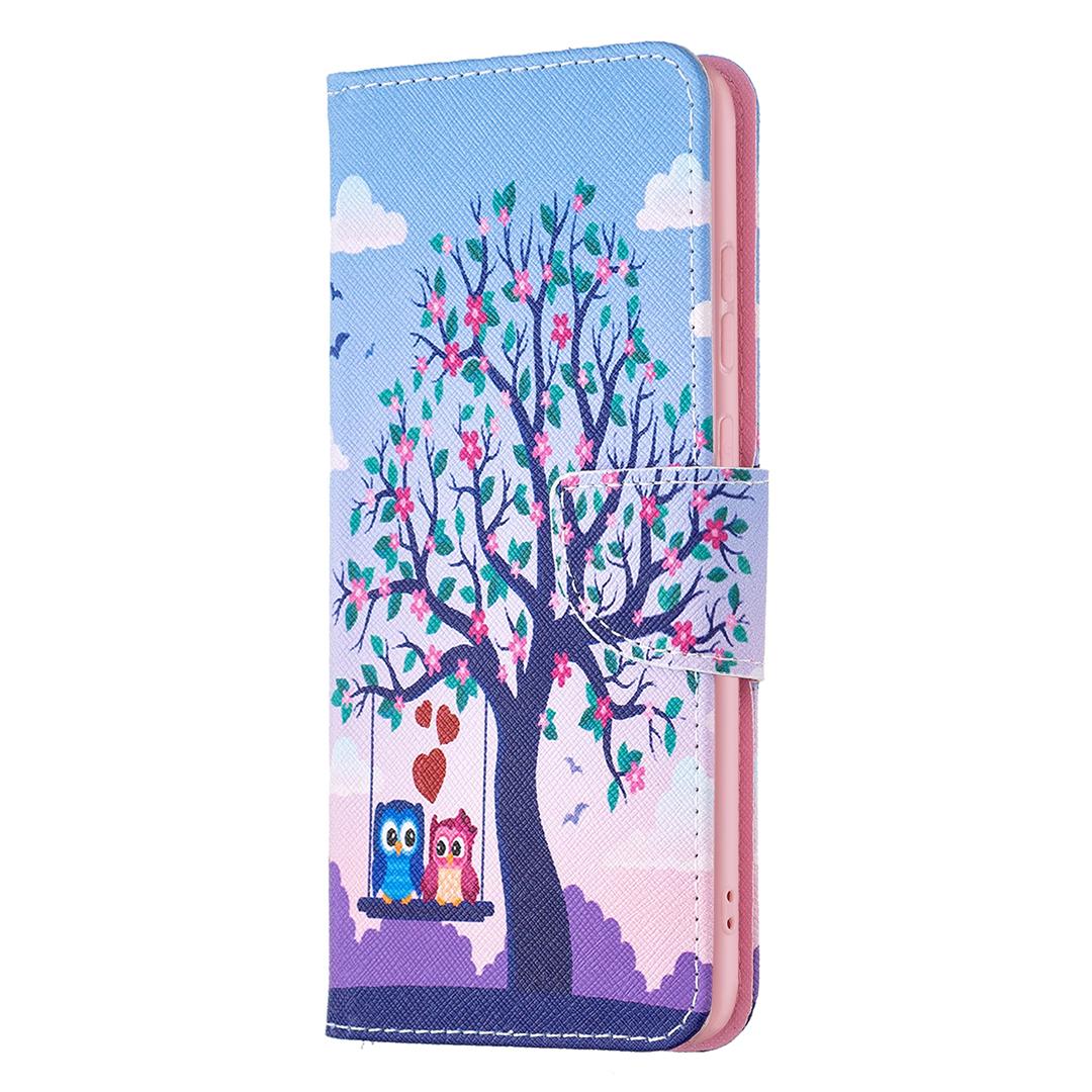 

For Samsung Galaxy A33 5G Pattern Printing PU Leather Magnetic Flip Cover Stand Function Wallet Purse Case I
