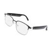 Smart Bluetooth Glasses Built in Microphone and Speaker Voice Control Smart Wireless Sunglasses for Outdoor Silver