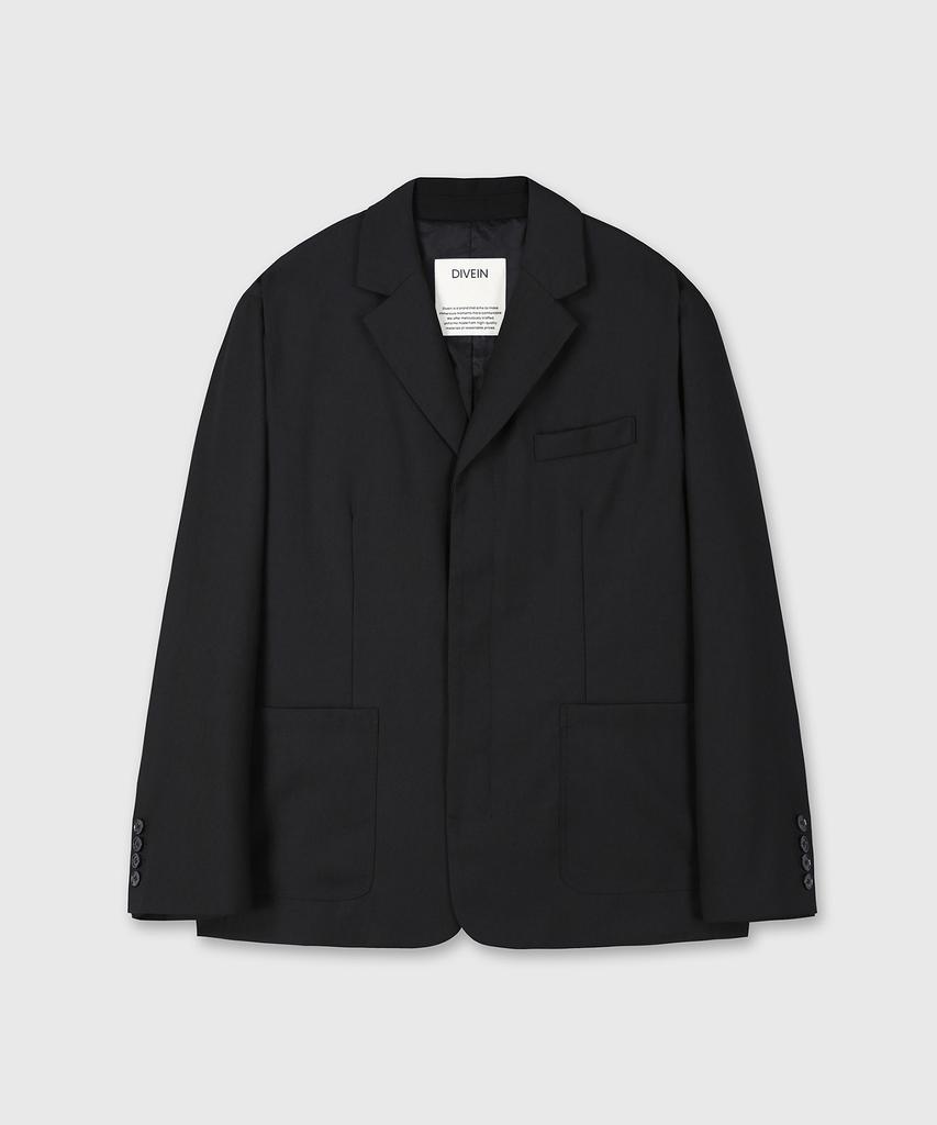 DIVEIN Single Tailored Jacket (Black)