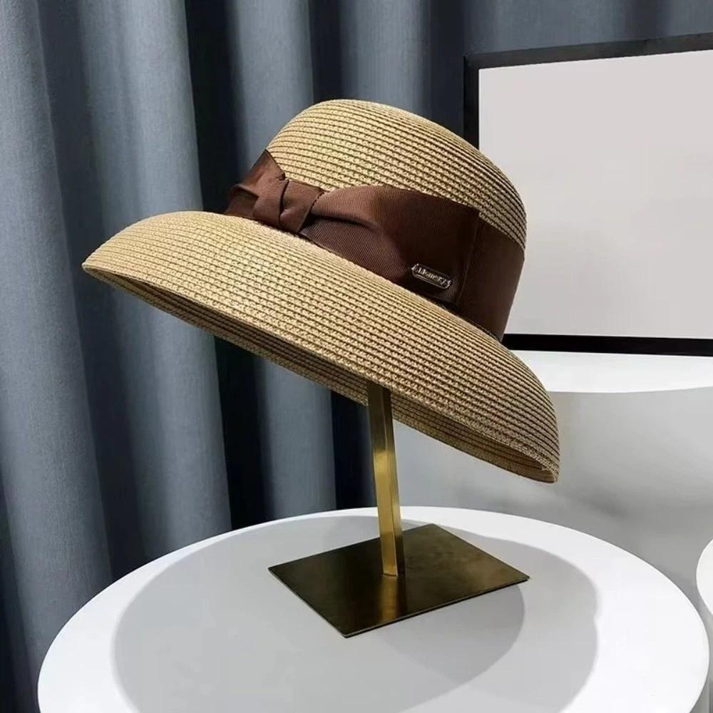 UV Resistant Women Straw Hat Wide Brim Face Covering Sun Hat Beach Sun Hat For Beach Vacation