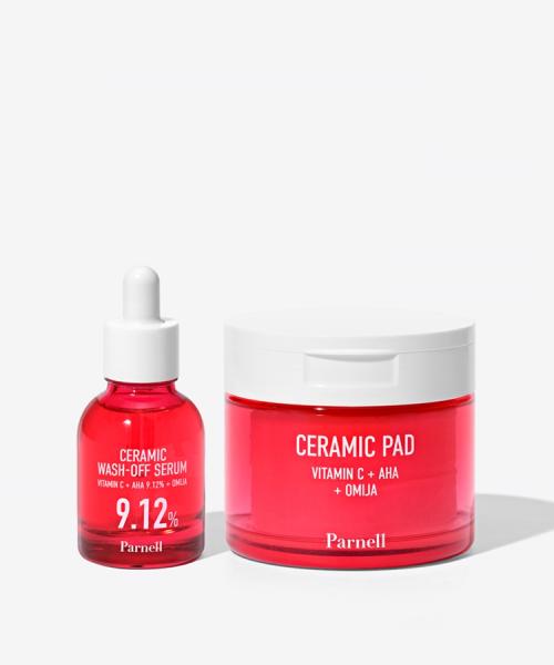 Parnell AHA Omija Porcelain Serum & Pad Set NONE