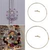 5Pcs Dream Catcher Open Circle Ring Wreath Macrame Hoop Ring for Making Wedding Decors, Wall Hanging Crafts Easy to Use