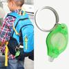 2Pcs Mini LED Flashlights with Key Ring Compact Size Portable Battery Powered Outdoor Camping Bright Tiny Light Emergency Lamps