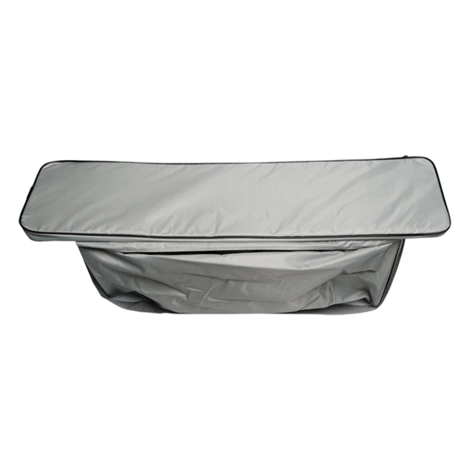 Inflatable Boat Seat Storage Bag Bench Seat Cover Convenient with Cushion under Seats Bag