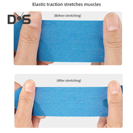 Kinesiologie-Tape für das Knie, vorgeschnittenes Knie-Tape, atmungsaktives selbstklebendes Sport-Tape, elastisches Sport-Tape, Muskelunterstützung zum Laufen, Wandern, Reiten
