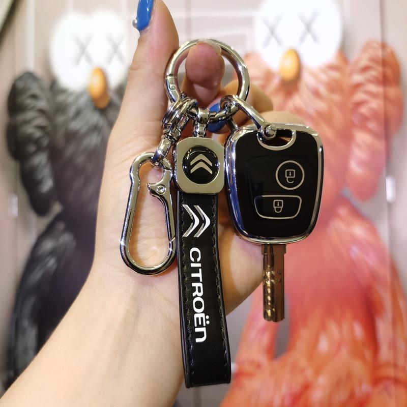 New TPU 2 Buttons Car Key Case Cover Protector Shell Fob Keychain For Citroen C1 C2 C3 C4 For Xsara Picasso Auto Accessories ajd256