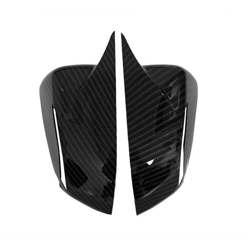 For Hyundai Palisade -2025 Car Sticker Rearview Side Mirror Cover Wing Cap Exterior Door Rear View Case Trim Carbon Look