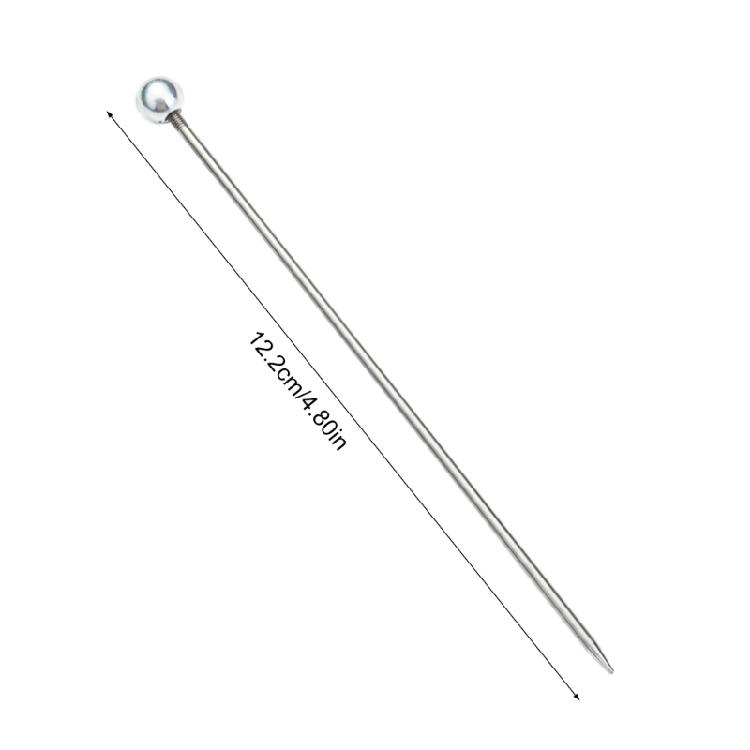 6pcs Cake Testing Needle Set Cupcakes Probes Pastry Accessories Stainless Steel Muffins Doneness Tester Kitchen Tool