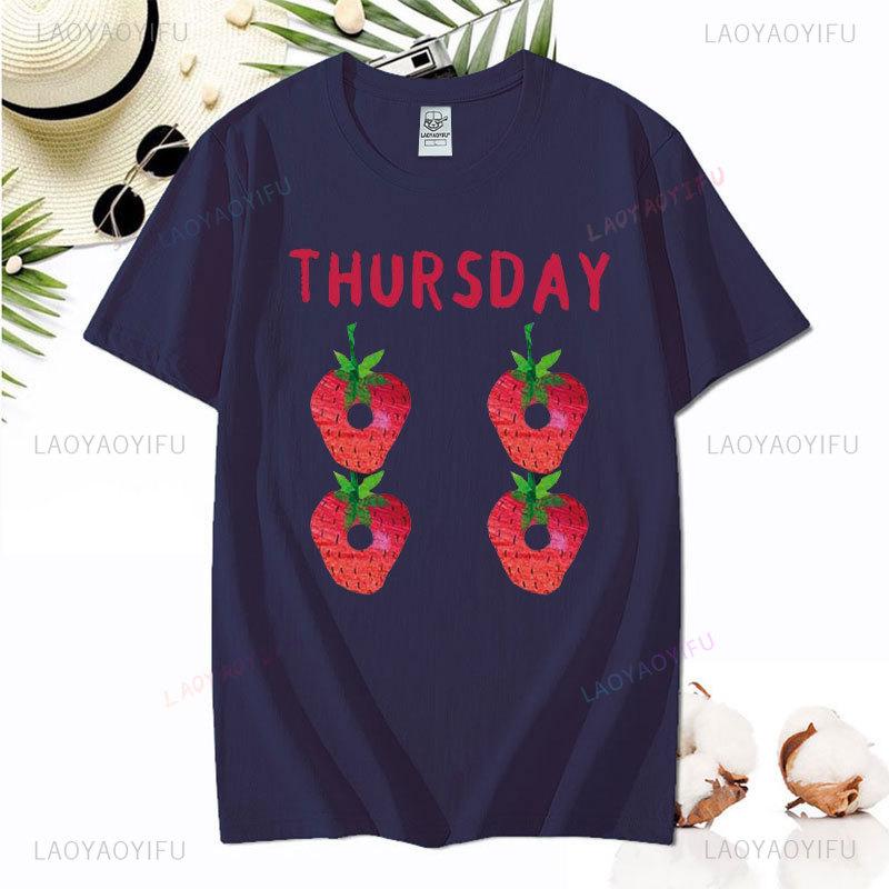 Tričko Unisex Hladová housenka Vtipné Tričko s potiskem pro milovníky knih Hladová housenka Ovoce Tričko Topy