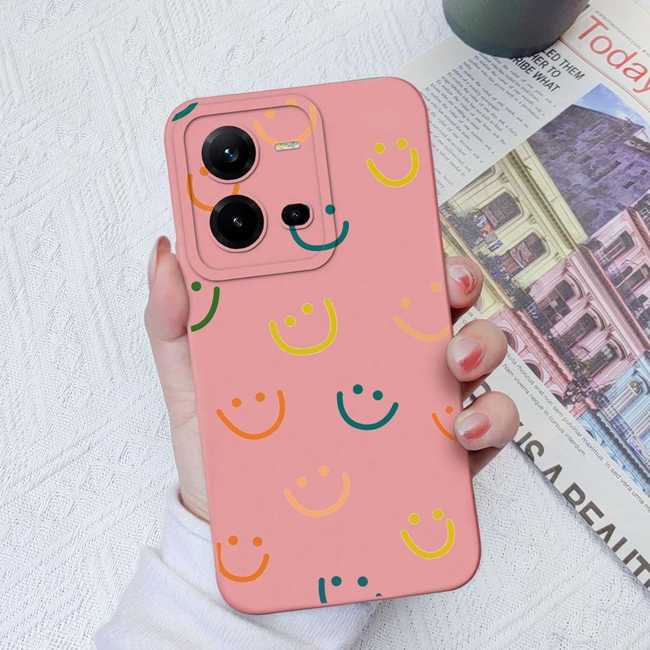 Handyhülle für Vivo Z1 Z3 Z5X V21E V23E V25E V27 Pro V20SE V9 V19 Neo Mode stoßfeste Handyhülle Kameraschutz Weiches Silikon für Vivo Stoßstange