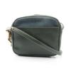 Used Velazquez Shoulder Bag Leather Leather Green Blue Used Women