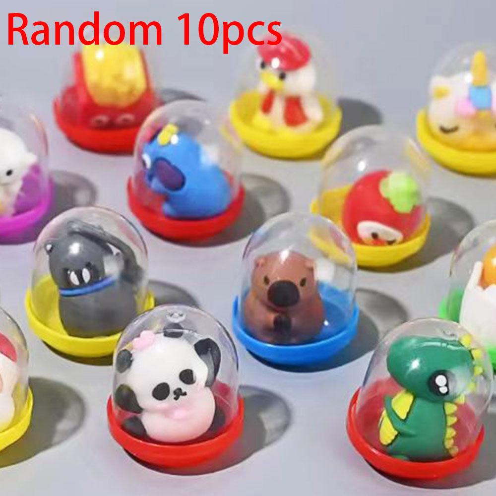 Non-Toxic Mini Transparent Globule Blind Box Twist Egg Cute Little Cartoon Pen Holder Capsule Toy Blind Box Fun & Festive Holiday Gift