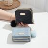 JYL TS Women's Sling Bags  Wallet 027 Card Holder Plush Embroidered Mini Student Bag