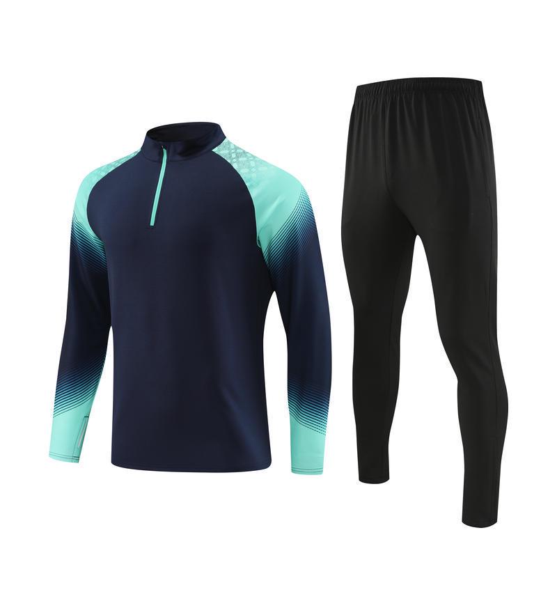 Unisex Long-Sleeve Football and Fitness Training Suit for Adults