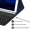 Coque Clavier pour iPad Air 3 10,5" / iPad Pro 10,5" - Bleu Marine avec Clavier Bluetooth + Souris + Stylet