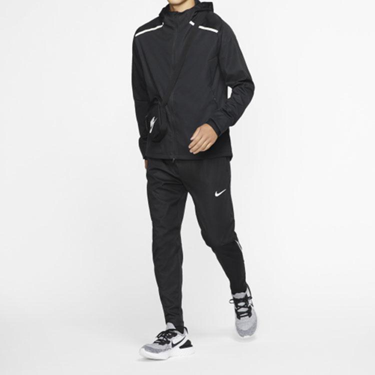 Nike Shield Reflective Reversible Zip Hooded Jacket Men Jacket Black BV4881-010