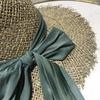 Women's Summer Openwork Straw Hat with Bowknot - Korean & Japanese Style Casual Beach Sun Hat