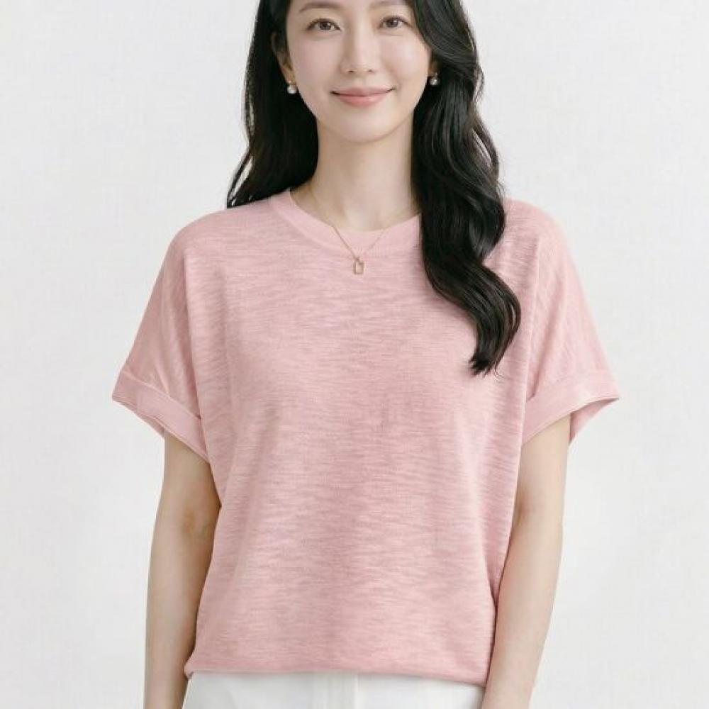 Navava Women Daily Loose FiT Thin Round Neck ShorT Sleeve T shirT nT3305