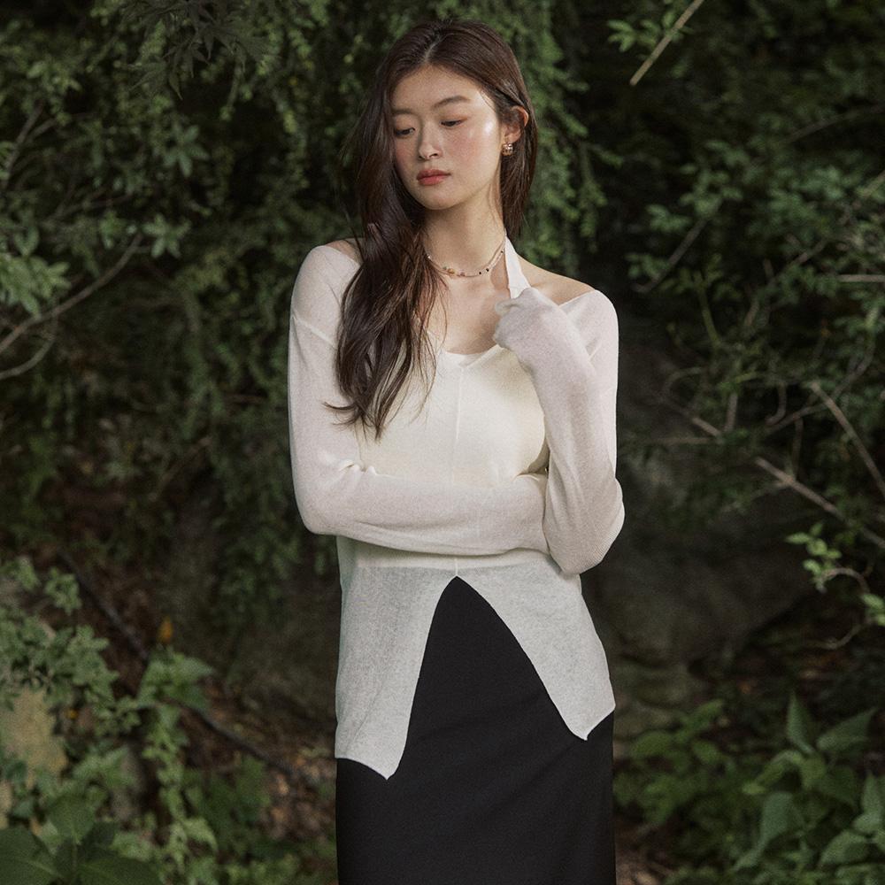 Adowl U Halter Neck Set - Ivory Ivory/Free