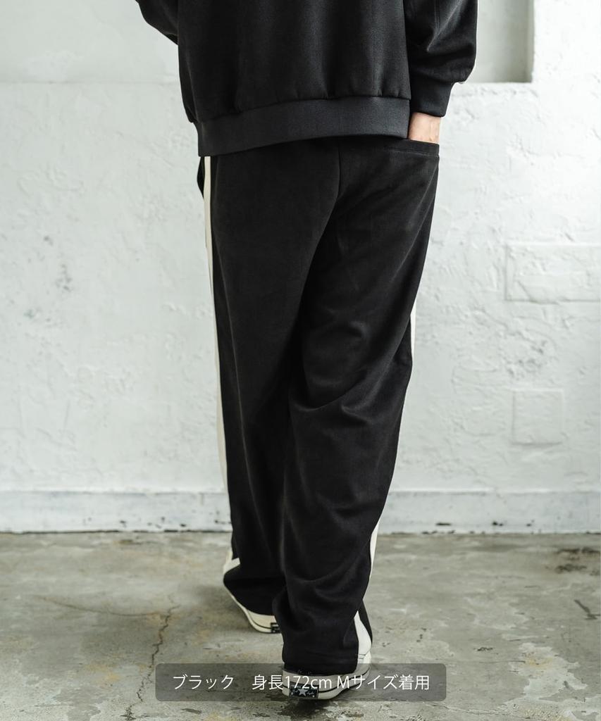 [IMPROVES] [SIDEWAYSTANCE] Suede Punch Track Pants