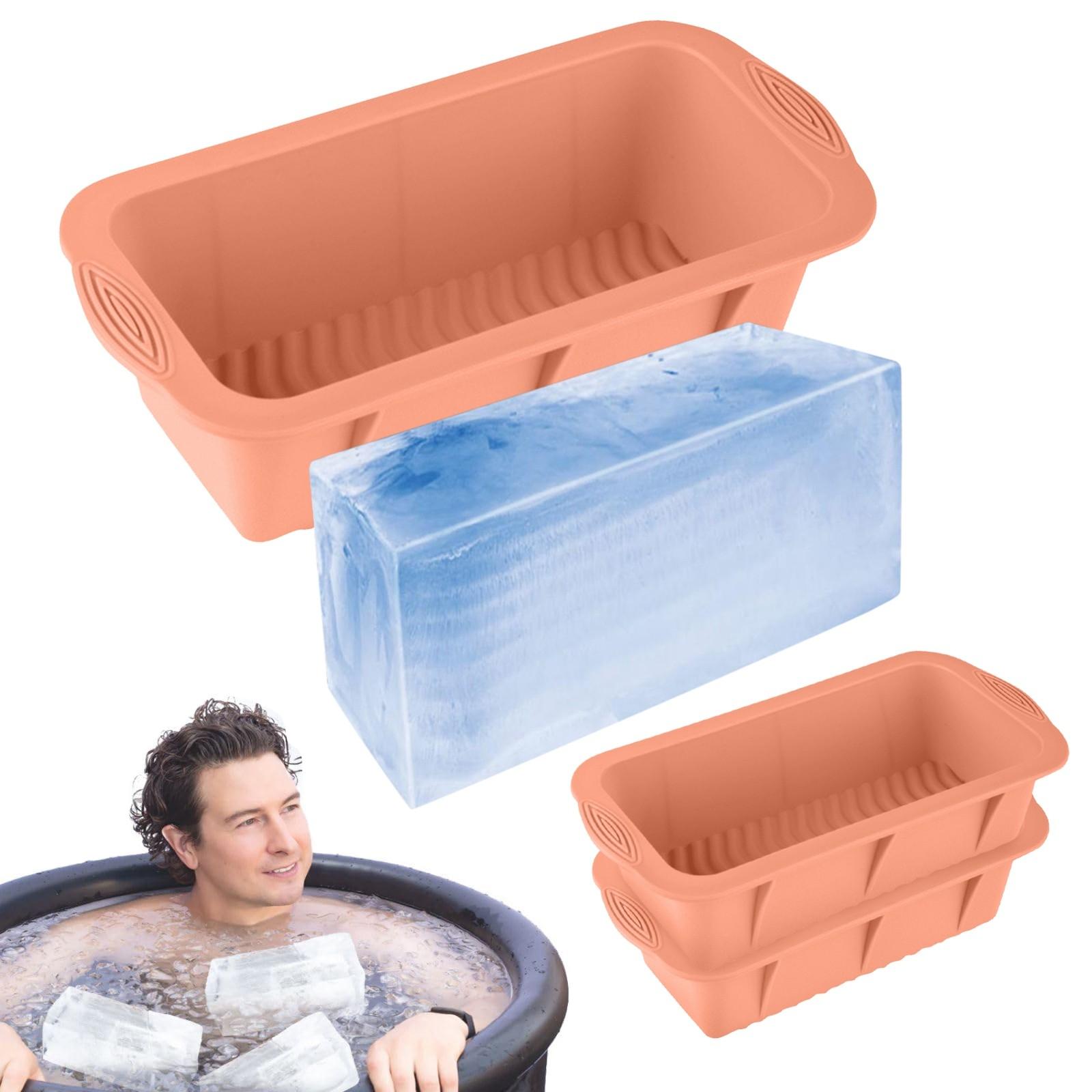 

Silicone Loaf Pan Set of 2 Non-Stick, Flexible Baking Molds for Bread, Cake, Meatloaf Dishwasher Safe, Red One Size