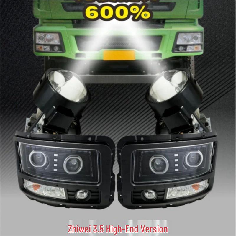 LED Bi-Xenon Headlights for Shaanxi Delong F3000 and M3000 Trucks - Four High/Low Beams