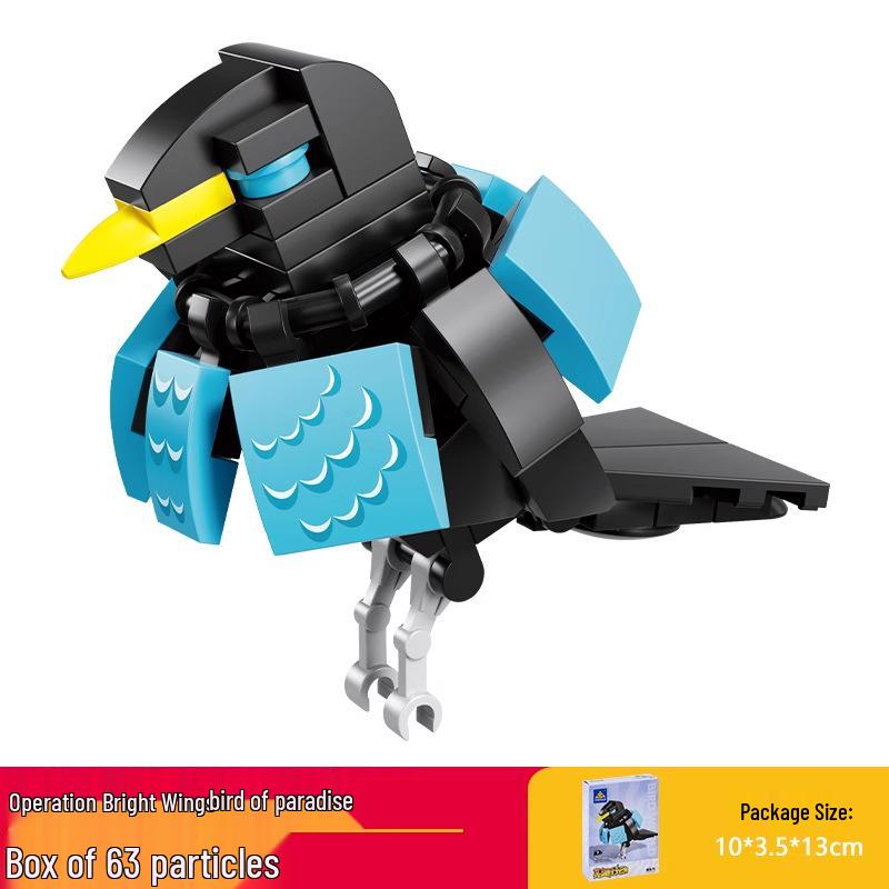 KaiZhi Bright Wings Bird Building Blocks - Educational Toy Puzzle for Kids