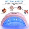 24/6 LED UV Lamp for Nails Gel Polish Drying With LED Display And Motion Sensing Professional Manicure Lamp Dryer Home Use Tool