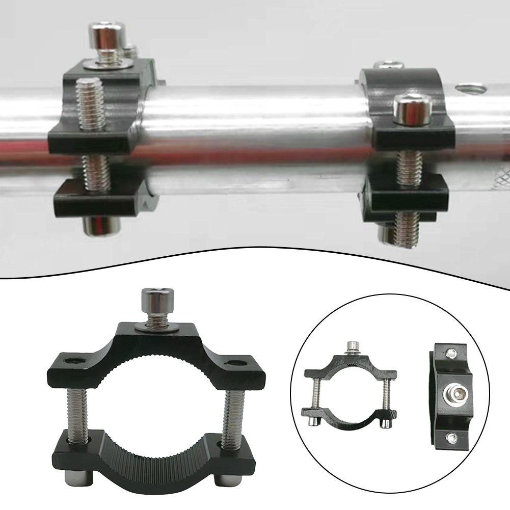 Aluminum Alloy Clamp Designed for Secure Motorcycle Handlebar Mounting