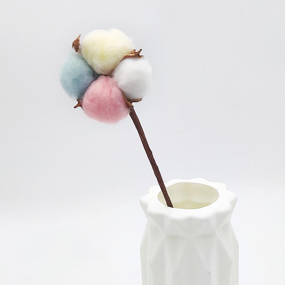 

10 шт. Штучна квітка з бавовняної оболонки. Підроблені білі квіти для декору весільного букета подружок нареченої різнокольоровий