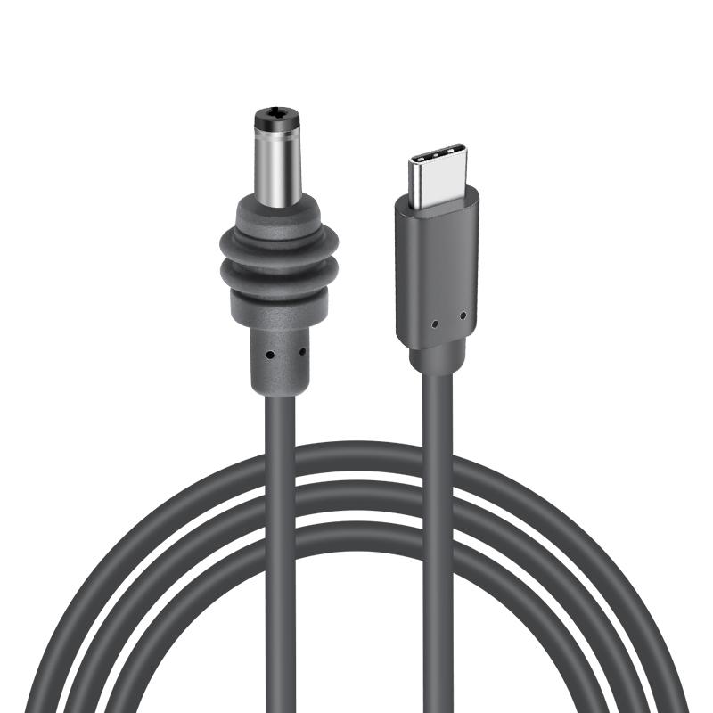 Mini Dc-Type-c Charging Cable Power Cord Is Suitable for Outdoor Waterproof Replacement Connection of Dc Power Cord
