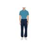 Polo Ralph Lauren Solid Color Embroidered Logo Polo Shirt Men Polo Shirts Blue 710680784-366