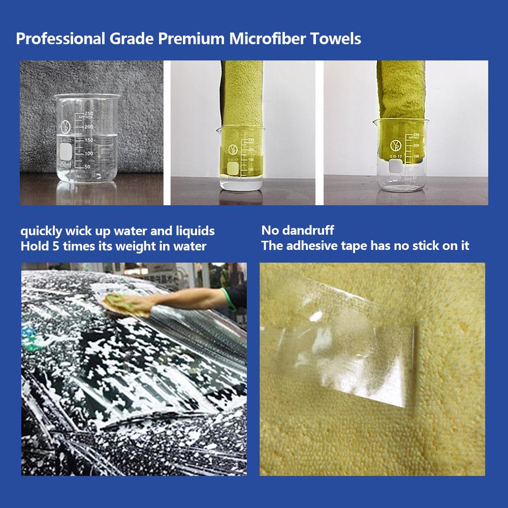 Super saugfähiges Auto-Reinigungstuch, Wischtuch, Autopflege, Korallensamt