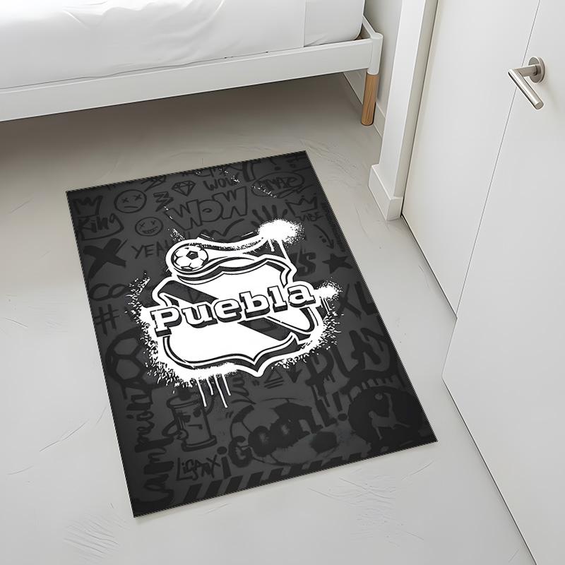 Puebla FC (5) Rug Suitable For Living Rooms Bedrooms Computer Rooms Dining Areas And Placement Under Tables And Chairs Also An Ideal Choice For Office