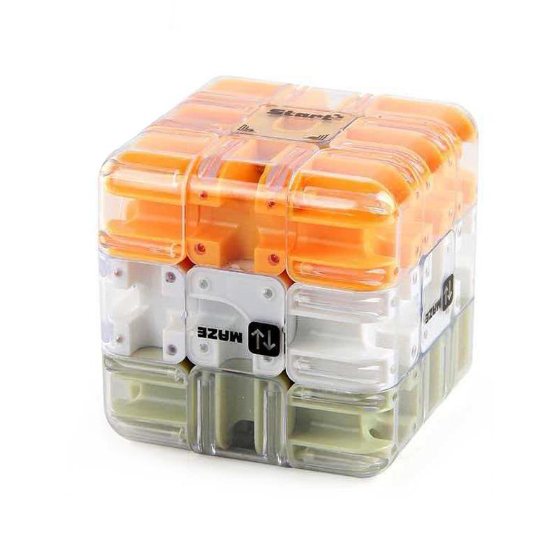 Difficult 3D Labyrinth Puzzle Maze Cube Logical Thinking Iq Challenge Brain Teaser For Adults & Kids Problem Solving Toys
