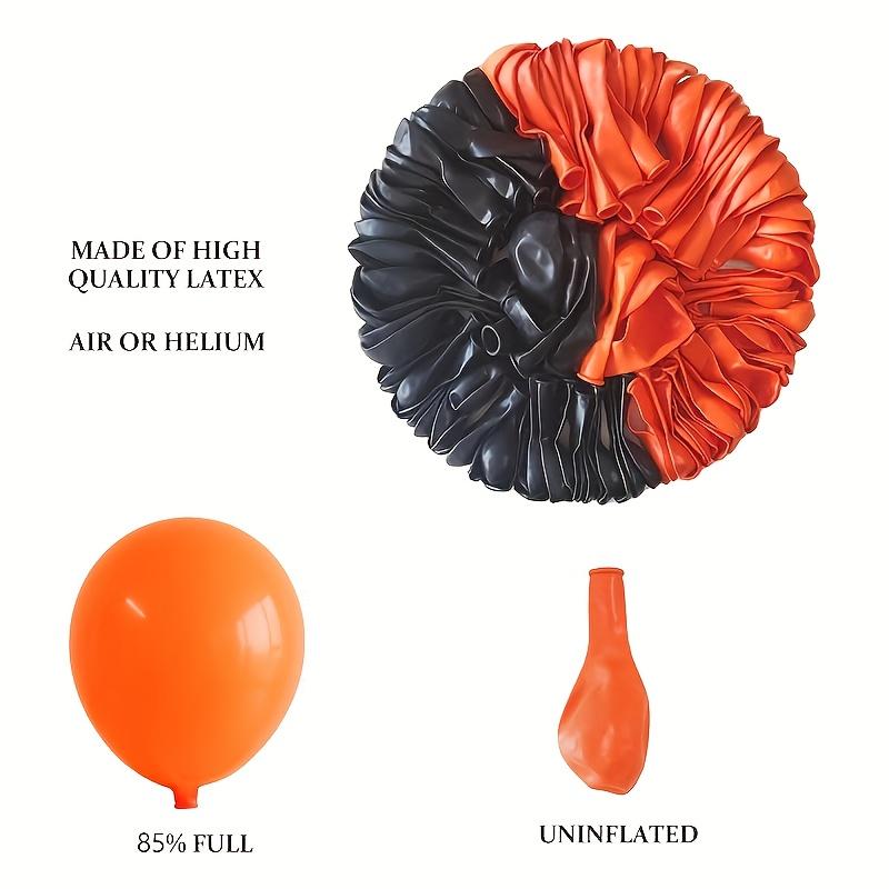82 Halloween Balloon Sets, Black and Orange Balloons, Used for Halloween Decoration for Anniversaries, Graduations, Birthdays