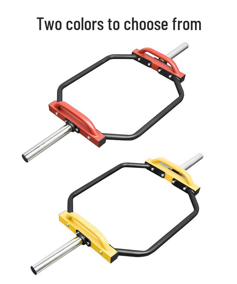 Hexagonal Barbell Bar for Deadlift, Squat & Weightlifting - Home & Commercial Fitness Equipment