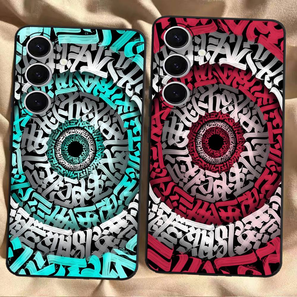 Pokras Totem Design Art Graffiti Phone Case For Samsung S 24 Fe 25 Ultra Plus 20 Lite 21 30 22 23 24 22 Ultra 5G Fundas