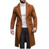New Woolen Long Coat Men's Double-breasted Jacket