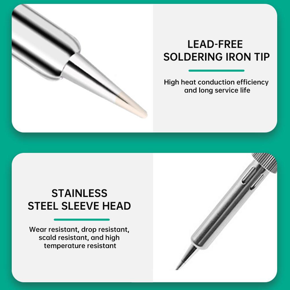 60W Electric Soldering Iron 200℃~450℃ Adjustable Temperature Soldering Equipment For Soldering Welding Repair Tools