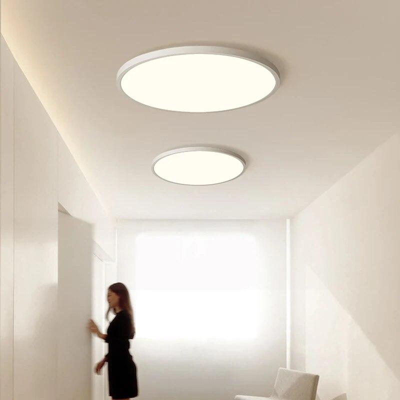 Plafoniera LED ultra-subțire pentru cameră de zi, modernă, minimalistă, intrare pe culoar, sufragerie, iluminat pentru dormitor, lămpi de bucătărie