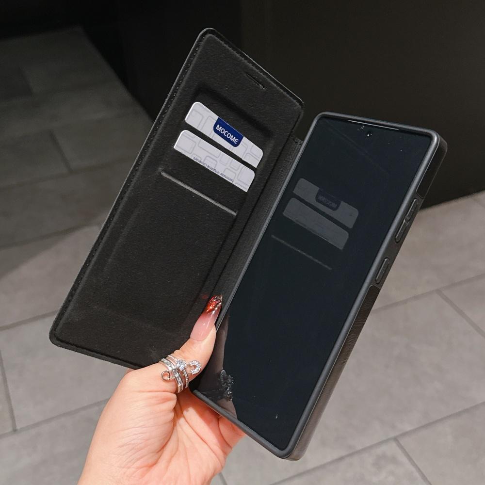 Luxury Flip Wallet Card Slot Leather Case For Samsung Galaxy S25 Ultra S24 S23 Plus S22 S25Edge Magnetic Fold Stand Holder Cover