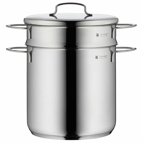 WMF "Mini Pasta Pot" Stainless Steel, 18cm, Double-Handled Pasta Pot, Induction and Gas Compatible, Simple Design, Maneuverable, W0718826040