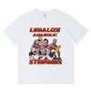 Funny Legalize Anabolic Steroids Meme T-Shirt Men Women's Vintage Hip Hop Short Sleeve T Shirt Cotton Casual Oversized T-shirts
