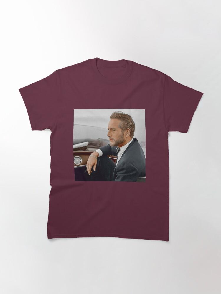 Dean Martin Hand colored picture of Paul Newman. Classic T-Shirt
